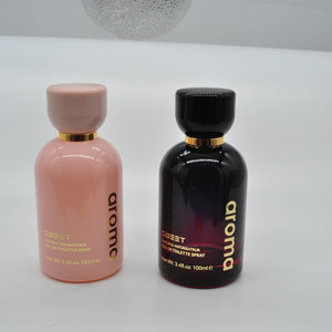 Toz ve mor iki renk Fransız niş romantik cam sprey parfüm şişesi 100 ml - Product Image 3
