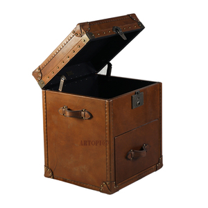 Brun meubles de rangement coffre valise coffre - Product Image 1