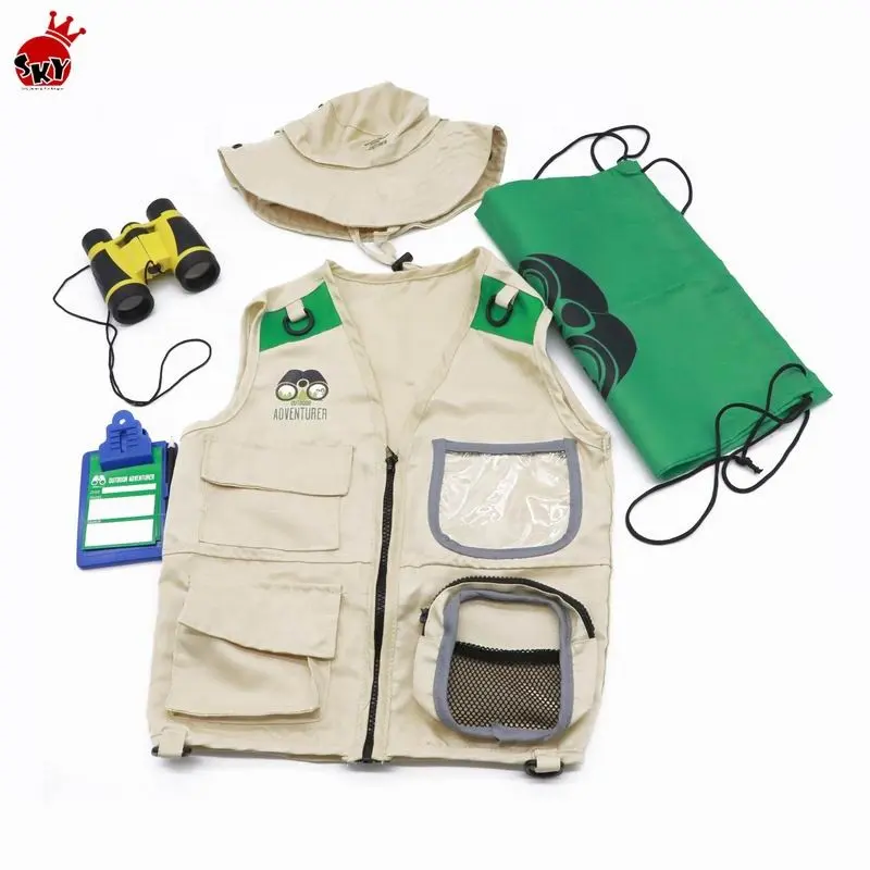 Outdoor Explorer Gear Deluxe Spelen Set voor Kinderen, Junior Avonturier Apparatuur Kit voor Kinderen, Exploratie Speelgoed