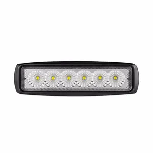 Accessoires de voiture de haute qualité 18Watt Amber waterproof LED Working Light Bar for Offroad