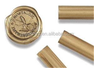Custom Design Antique Gold Glue Gun <strong>Sealing</strong> <strong>Wax</strong> <strong>Sticks</strong> 11*14cm for Wedding Invitations - Product Image 2