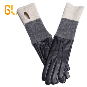GL59 <span class=keywords><strong>guanti</strong></span> moda donna inverno <span class=keywords><strong>guanti</strong></span> lunghi in pelle <span class=keywords><strong>con</strong></span> dito Touchscreen - Product Image 5