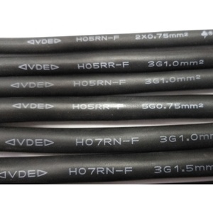 H05RR-F de câble en caoutchouc flexible 2G <span class=keywords><strong>3G</strong></span> 0.75MM-1.5MM Gaine CPE d'isolation EPR standard SAA - Product Image 5
