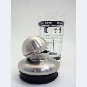 [Holar] Shaker à cocktails en verre et acier inoxydable fabriqué à Taïwan avec des recettes - Product Image 3