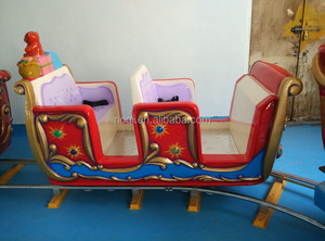 Pas cher Intérieure et Extérieure Manèges Mini Électrique Piste Train Santa Claus <span class=keywords><strong>Trains</strong></span> Pour Le Jour De Noël - Product Image 5