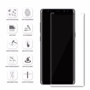 Ajuste prefecto!! caso amistoso vidrio templado protector de pantalla de la cubierta completa para <span class=keywords><strong>samsung</strong></span> <span class=keywords><strong>galaxy</strong></span> note 8 - Product Image 1