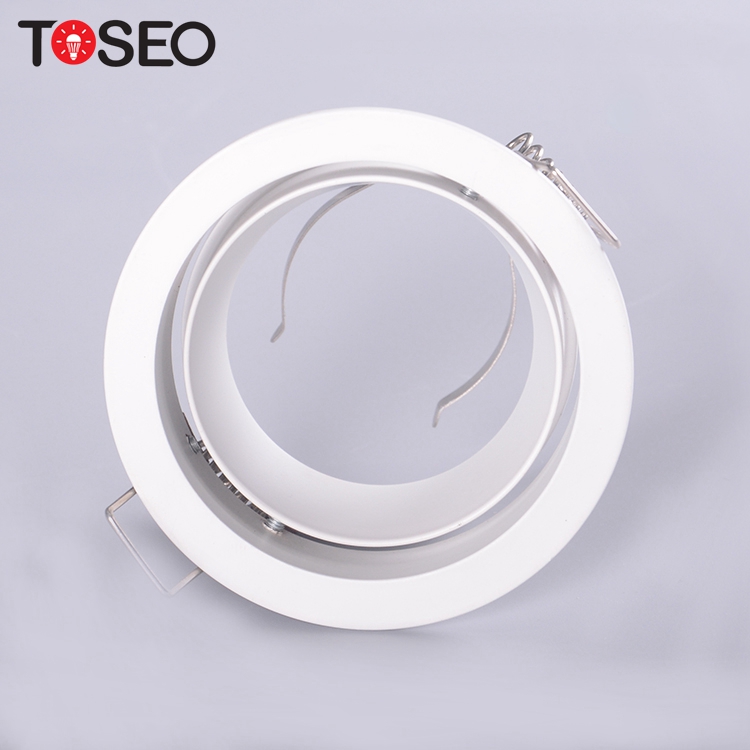 Round 76mm Recessed Mounted LED Downlight Fixture Pure Aluminium