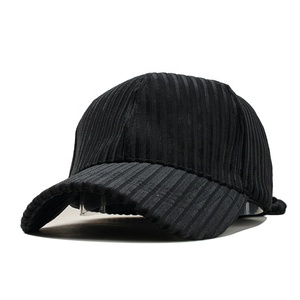 Gorra de béisbol de pana de terciopelo para mujer, gorro deportivo de pana de color blanco, Hip <span class=keywords><strong>Hop</strong></span>, 6 paneles, unisex - Product Image 4
