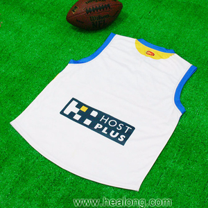 Maillot de football australien AFL personnalisé pas cher – Meilleur design d'équipe – Respirant, grande taille, polyester/coton, séchage rapide - Product Image 4
