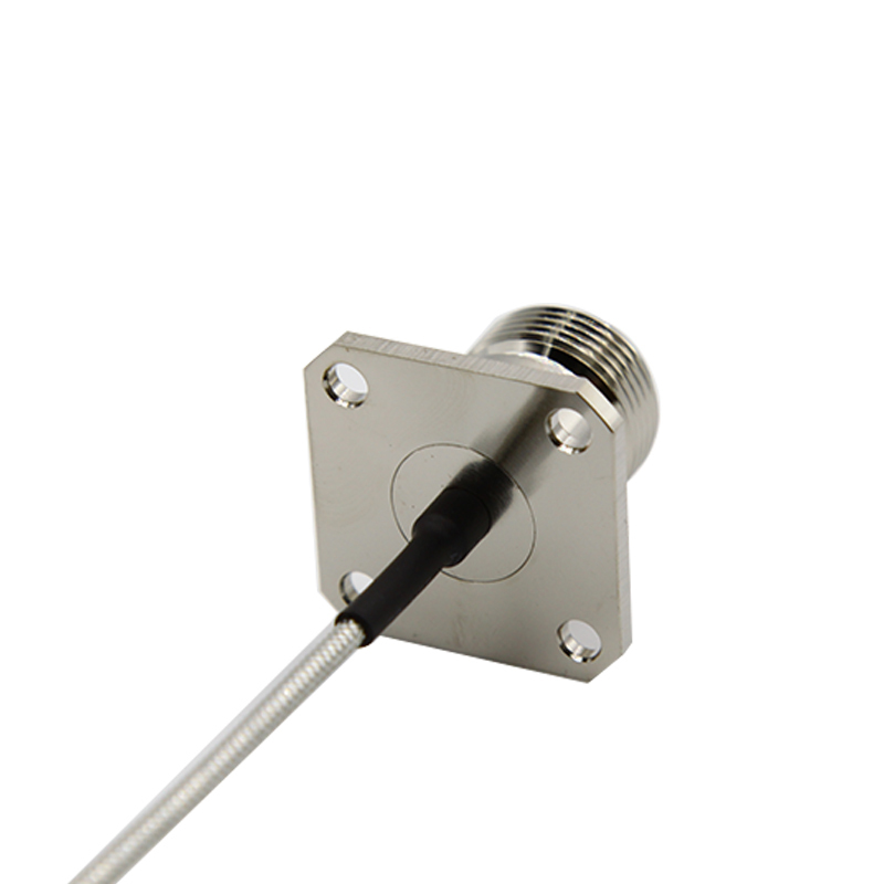 N Jack Cloison Bride Mountto SMA Mâle RF Connecteur avec RF Coaxial Câble