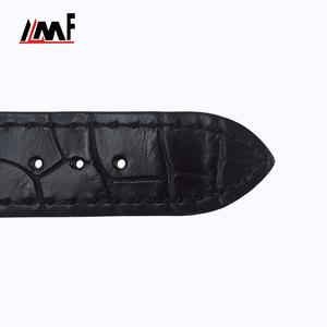 Nouvelle mode brillant classique en cuir d'alligator véritable boucle de déploiement bracelet de montre Logo personnalisé PP-S-PP5712 de bienvenue 25mm pour - Product Image 4