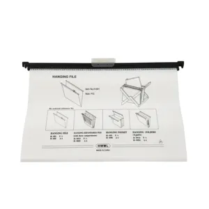 FC Size High Quality PP Hanging File Folder Office Suspension Files