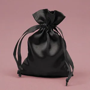 2022现货促销头发缎袋，包装精美，可容纳1-4捆定制包装丝绸缎袋