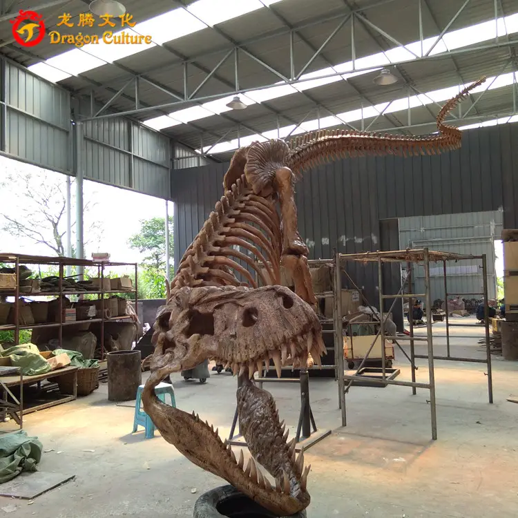 Customized Animatronic Lifelike High Simulation Best Selling Artificial Dinosaur Skeleton