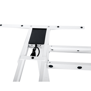 Tres Mesa <span class=keywords><strong>pies</strong></span> 120 grados <span class=keywords><strong>Oficina</strong></span> mesa elevadora eléctrica marco - Product Image 2