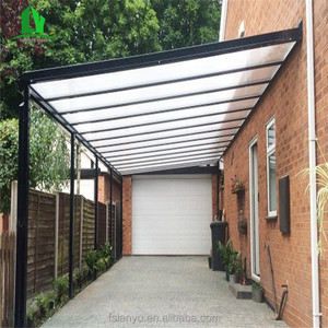 Auvent de voiture résistant aux UV, feuille de Polycarbonate, toit, cadre en aluminium, Garages - Product Image 2