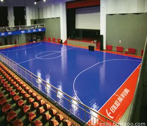 Modular Indoor Futsal Tribunal Futsal piso telhas Telhas Planas