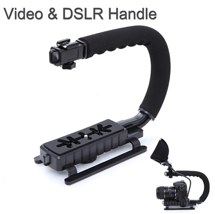 Держатель для камеры LOVEFOTO DV C-образная ручка кронштейн для вспышки U-hand стабилизатор движения стабильная рамка для видео 5d2 DSLR SLR Go p