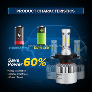 Guangzhou fábrica 2017 coche LED faro H11 H1 Auto LED Bombilla 9005 9006 <span class=keywords><strong>H7</strong></span> LED impermeable luces LED H4 para suzuki swift - Product Image 2