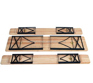 Cheap Solid Fir Wood Folding Beer <strong>Table</strong> Set <strong>Garden</strong> Picnic <strong>Table</strong> and <strong>Bench</strong> - Product Image 2