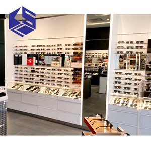 Bester Preis Moderne Holz brillen <span class=keywords><strong>Display</strong></span> Counter Optic Shop Möbel Design Glas Sonnenbrillen Vitrine für den Großhandel