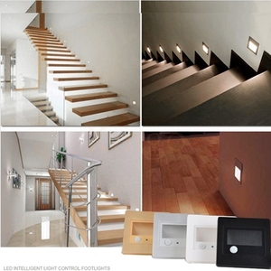 1.5W อินฟราเรดเหนี่ยวนำร่างกายมนุษย์ในร่มบันไดผนัง PIR Motion Sensor Led บันไดแสง - Product Image 3