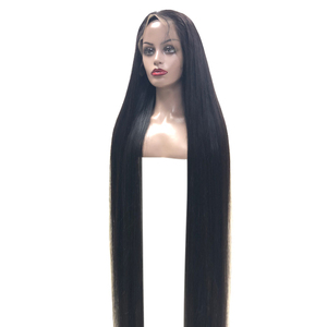 Parrucca Naturale in Capelli Vergini Indiani di Visone con Cuticola Allineata per Donne di Colore con Baby Hair - Product Image 1