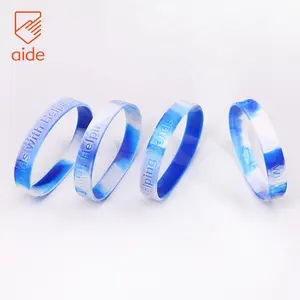 Châu Âu Tùy Chỉnh Giá Rẻ Từ Thiện Đồng Bằng Khuyến Mại Cao Su Silicone Vòng Đeo Tay Vòng Đeo Tay Debossed