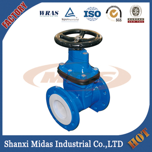 Din F4 ora métal assis cast iron gate valve, Souches vanne 3 polegada, Écluse robinet - vanne d'eau - Product Image 5