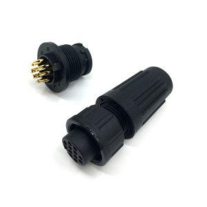 Plástico impermeable mujer hombre IP68 LTW <span class=keywords><strong>2</strong></span> 3 4 5 6 7 8 10 12 polos pines bayoneta conector de bloqueo - Product Image 1