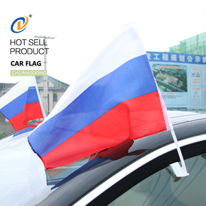 Produsen Bendera Jendela Mobil Rusia Poliester Cetak Kustom Pabrikan