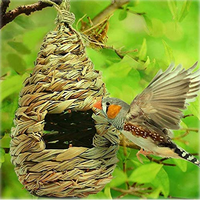 Lot de 2 nichoirs pour oiseaux en herbe