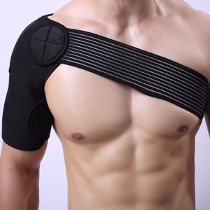 100% Neopren Wasserdichte <span class=keywords><strong>Sibote</strong></span> Doppel-Einzelschulterstütze für Schulterbandage/Schulterorthese - Product Image 3