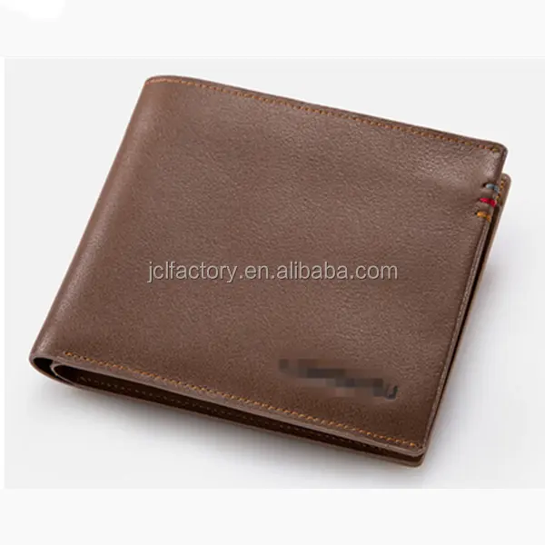 brown fine real leather wallets for men hot sale in USA