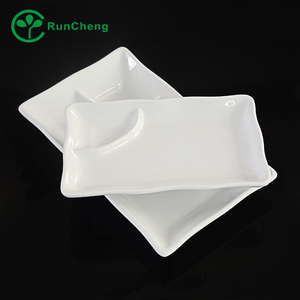 8-10 pollice 2 vano melamina diviso piatto cena - Product Image 1