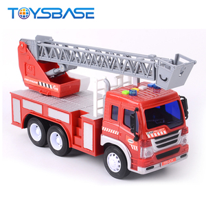 Jeu de voiture à friction 1:16, ensemble de jouets de camion de pompiers - Product Image 5