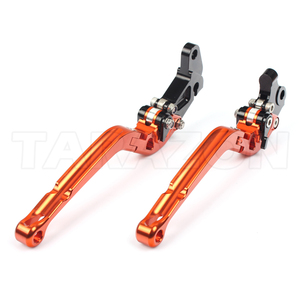 Palanca de Freno y Embrague Plegable Larga de Aluminio Anodizado 6061 T6 Producida por CNC TARAZON para <span class=keywords><strong>1290</strong></span> Super Duke R <span class=keywords><strong>2014</strong></span> - Product Image 2