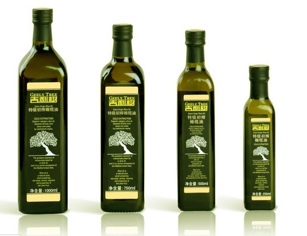 250ml-1000ml Different capacities square shape olive oil glass bottle with capPopular