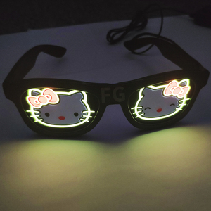 Gafas LED de Fiesta con Panel EL de PVC, Iluminación con Efecto Ecualizador, Novedad - Product Image 6