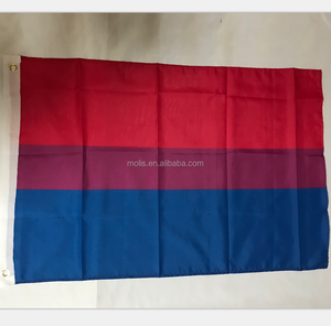 Bandera de Orgullo <span class=keywords><strong>Pansexual</strong></span> LGBT de 3x5 Pies, 100% Poliéster, Económica, con Cabezal de Lona, Doble Costura, Impresión Serigráfica - Product Image 6