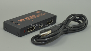 Mini <span class=keywords><strong>DisplayPort</strong></span> DP thunderbolt DP <span class=keywords><strong>Displayport</strong></span> <span class=keywords><strong>HDMI</strong></span> à <span class=keywords><strong>HDMI</strong></span> Conversion Switcher box 4 K USB pour l'alimentation - Product Image 1