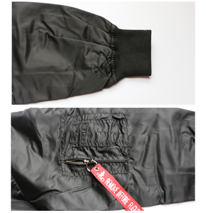 Chaqueta de vuelo impermeable de nailon para hombre de primavera, de color P/2 - Product Image 3