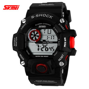 2015 comprar relojes <span class=keywords><strong>en</strong></span> línea ee. uu. estilo fresco big face 5 atm Cronógrafo reloj de plástico - Product Image 4