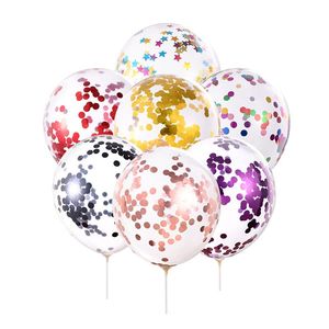 Accessoires pour ballons <span class=keywords><strong>Ballon</strong></span> en latex scintillant avec <span class=keywords><strong>confettis</strong></span> Remplissage de ballons Rond à paillettes - Product Image 5