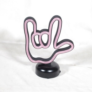 Gesto (ti amo) scolpire lampada leon segno - Product Image 3