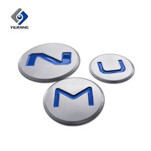 Emblema Redondo Personalizado de ABS Plateado de 2 mm de Grosor, Adhesivo con Logotipo 3D para Carrocería de Automóvil - Product Image 5