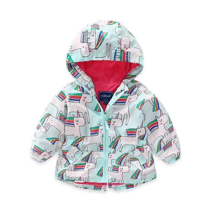 Wholesale Kids girls spring and Autumn Jacket Long Sleeves Children's kids zipper coat girls Jacket