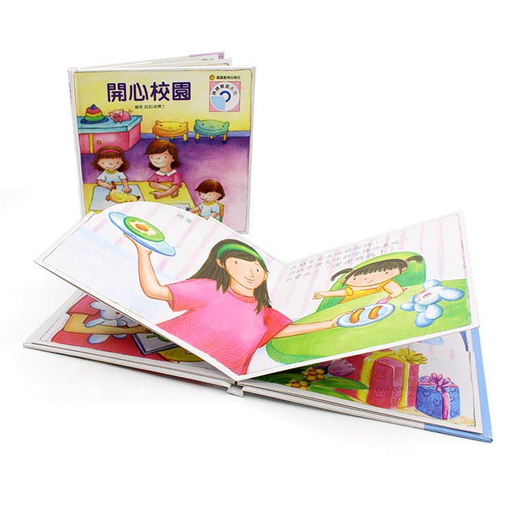 Китай торговли экспорта дешевые красочные фото детей твердый переплет книга