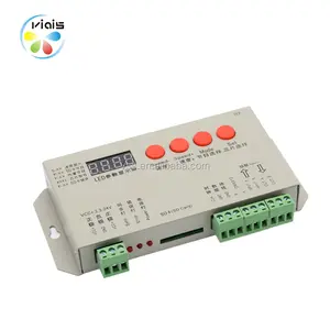 K-1000S Programmable LED Controller dengan Kartu SD 2048 Pixel Manual Switch Lampu Pixel LED Controller