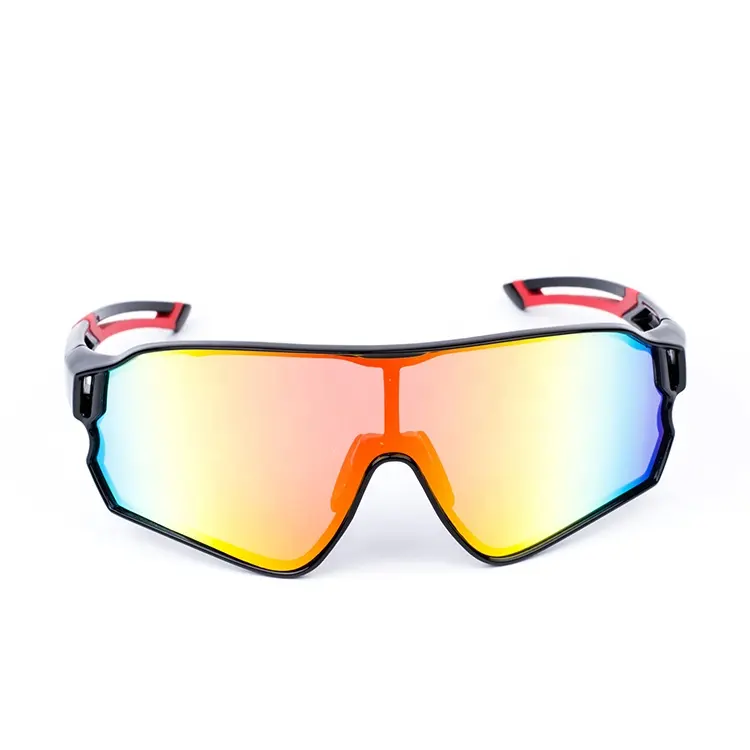 2023 أزياء مخصص UV400 نظارة شمس رياضية للجنسين نظارة شمسية بلاستيك دراجة الاستقطاب نظارة شمس رياضية